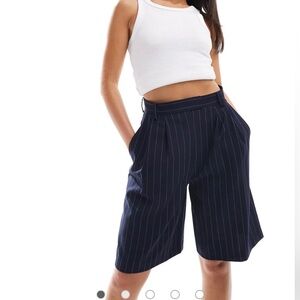 Anthropologie high-waisted trouser shorts